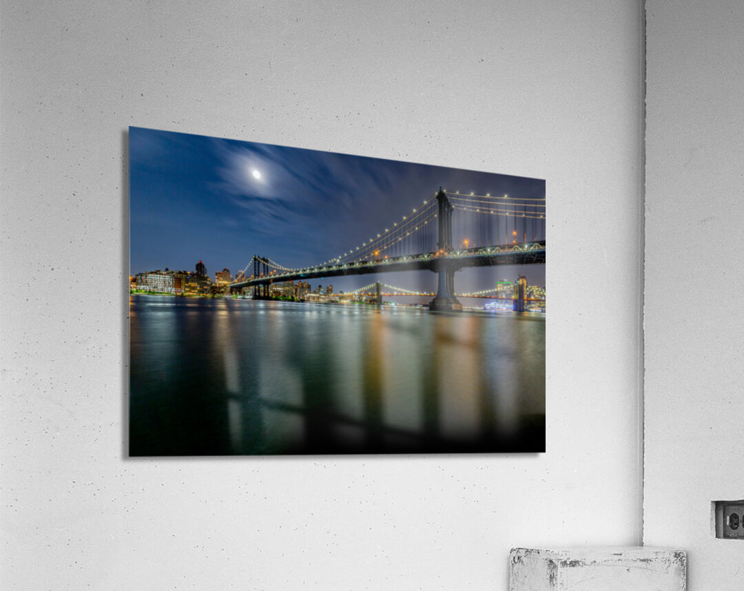 NYC Brooklyn  Manhatten Acrylic Print