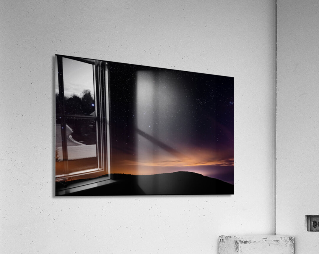 Town over the hill Acrylic Print