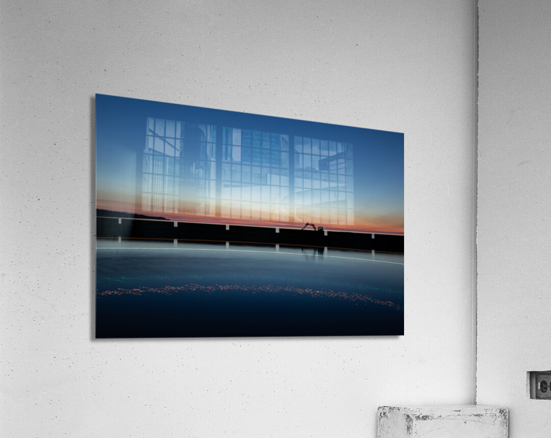 Port Washington Wave Break Acrylic Print