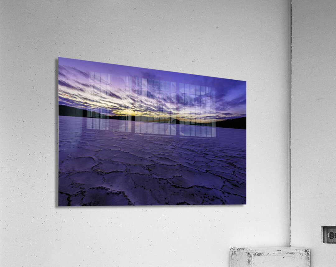 Winter Ripples at Sunrise Acrylic Print