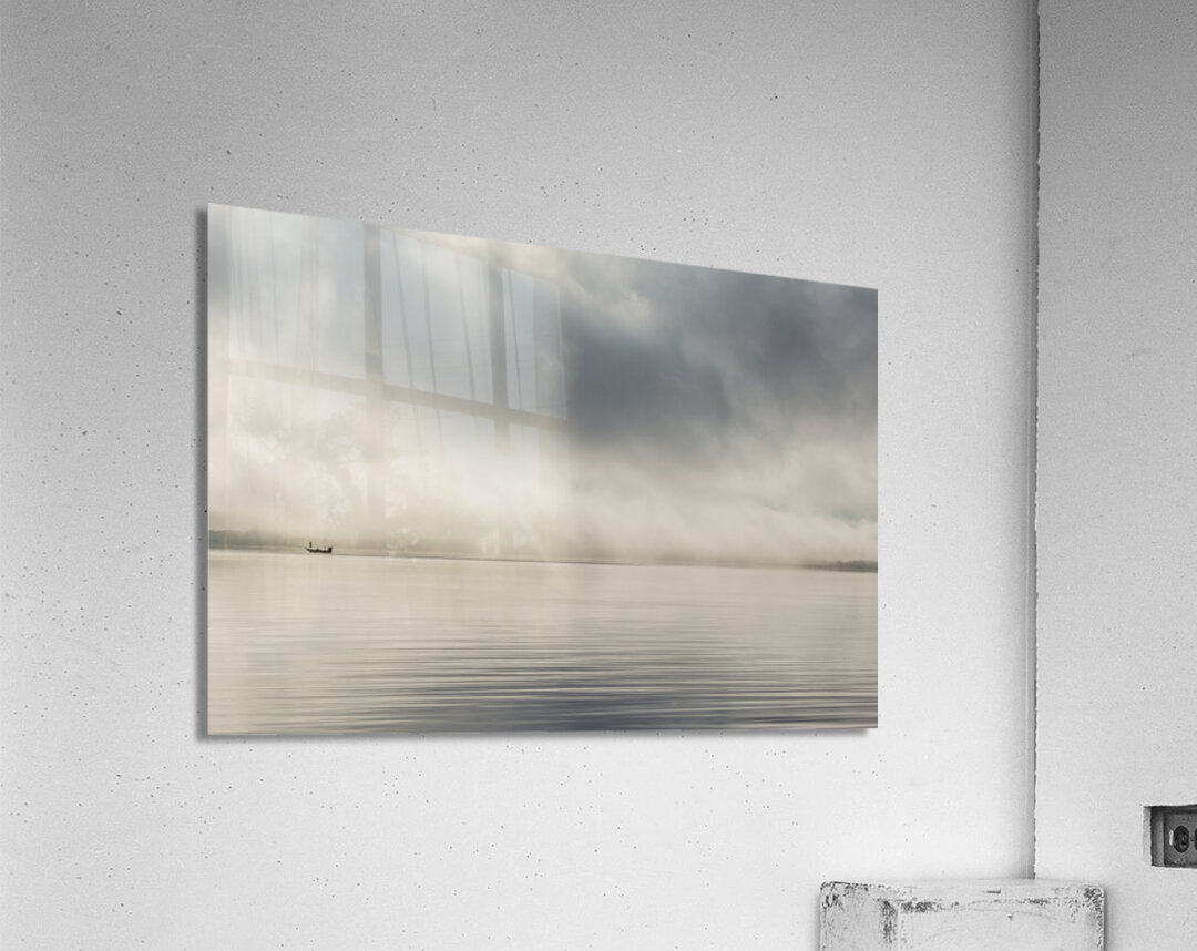 Lone Fisher Acrylic Print