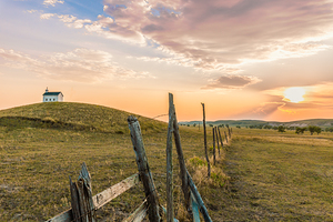 Reservation Church at Sunset
