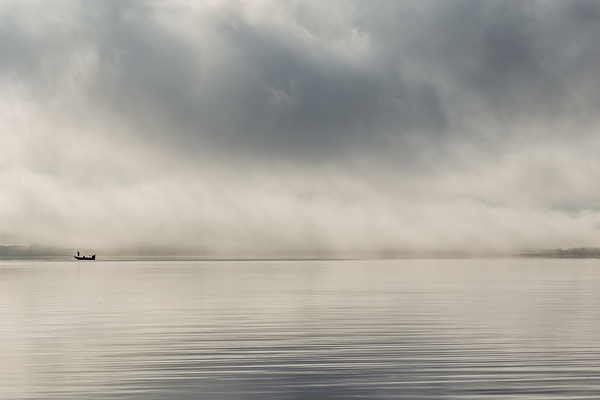 Lone Fisher by C R Fine Arts by Branded Exposure LLC