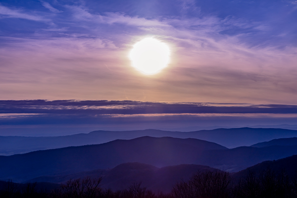 Sunset Appalachians by C R Fine Arts by Branded Exposure LLC