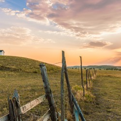 Reservation Church at Sunset