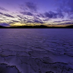 Winter Ripples at Sunrise