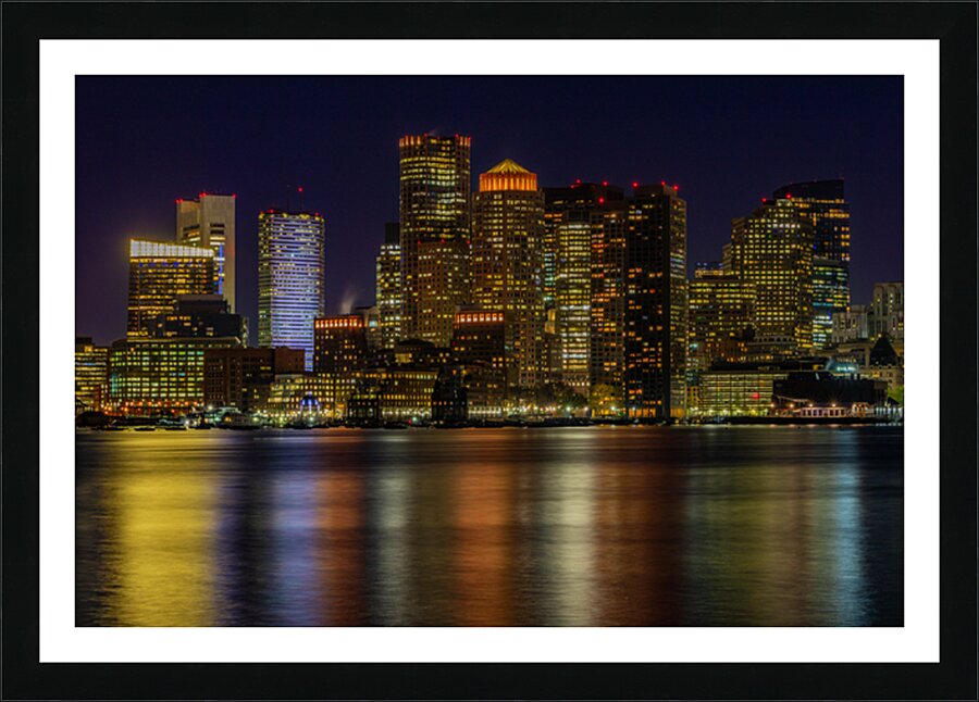 Boston Up Close Picture Frame print