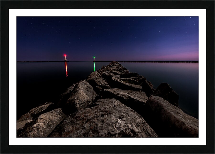 Port Washington Lighthouse Picture Frame print