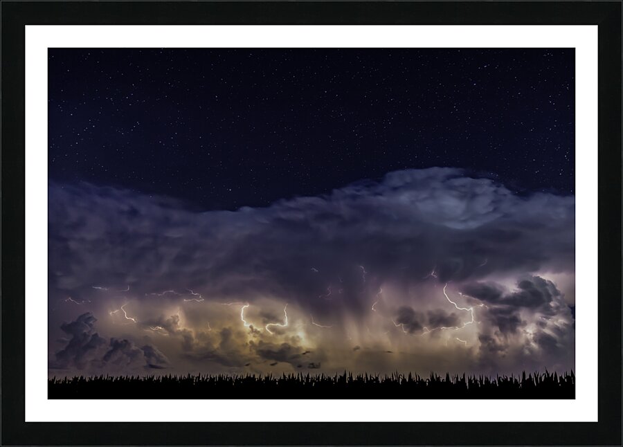 Night of the Apocalypse Picture Frame print