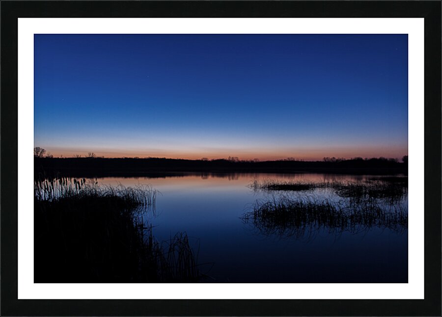 Peaceful Lake Picture Frame print