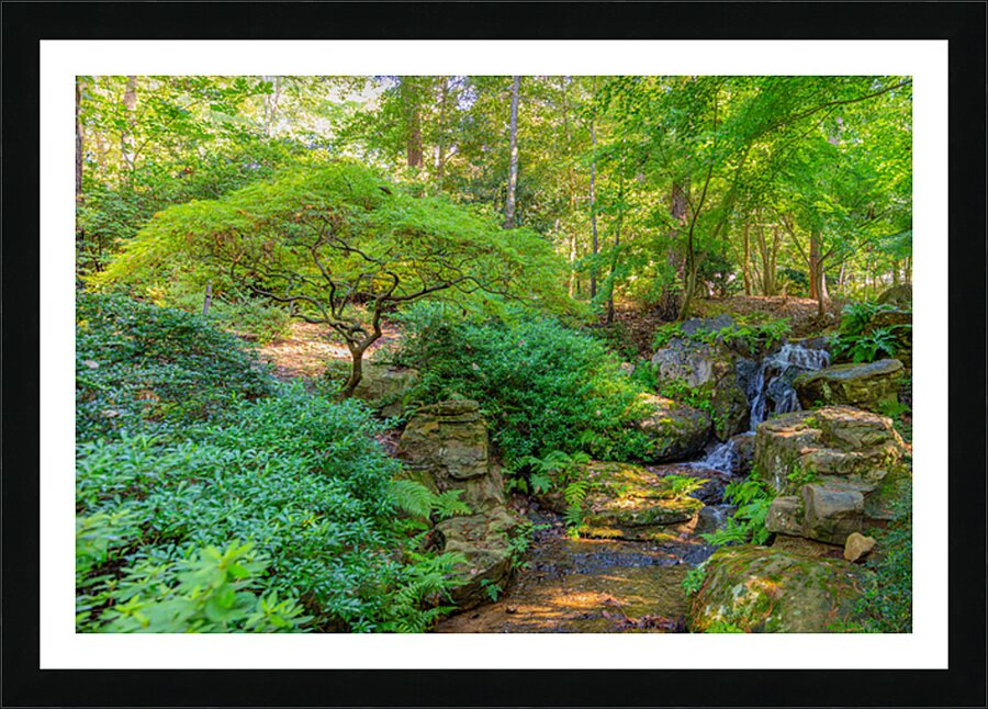 Paradise Garden Picture Frame print