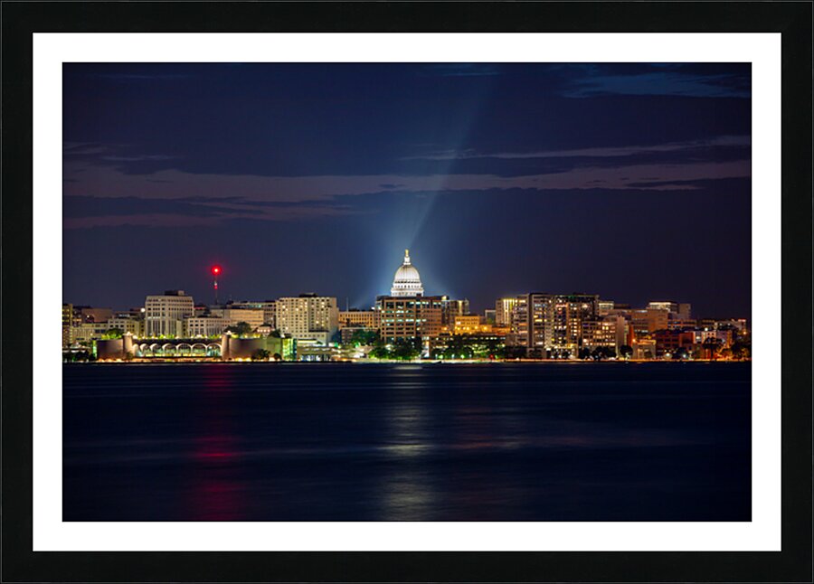 Madison Capital Picture Frame print