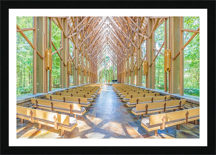 Natures Chapel Picture Frame print