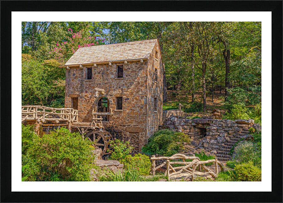 The Old Mill Picture Frame print
