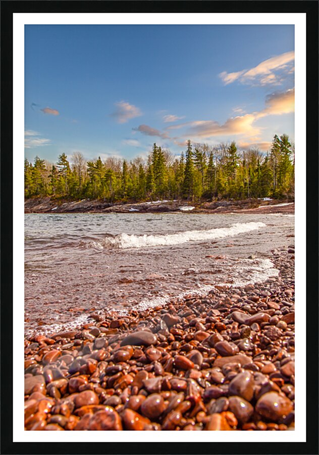 UP Shoreline Picture Frame print
