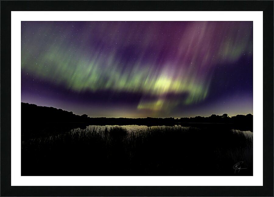 Wisconsin Flare Picture Frame print