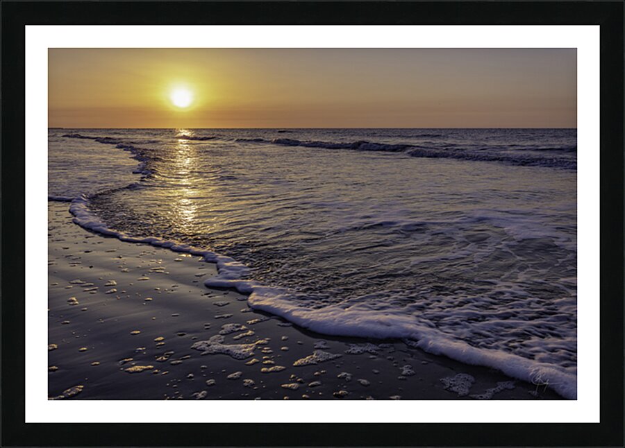 A Sunrise In Georgia Picture Frame print