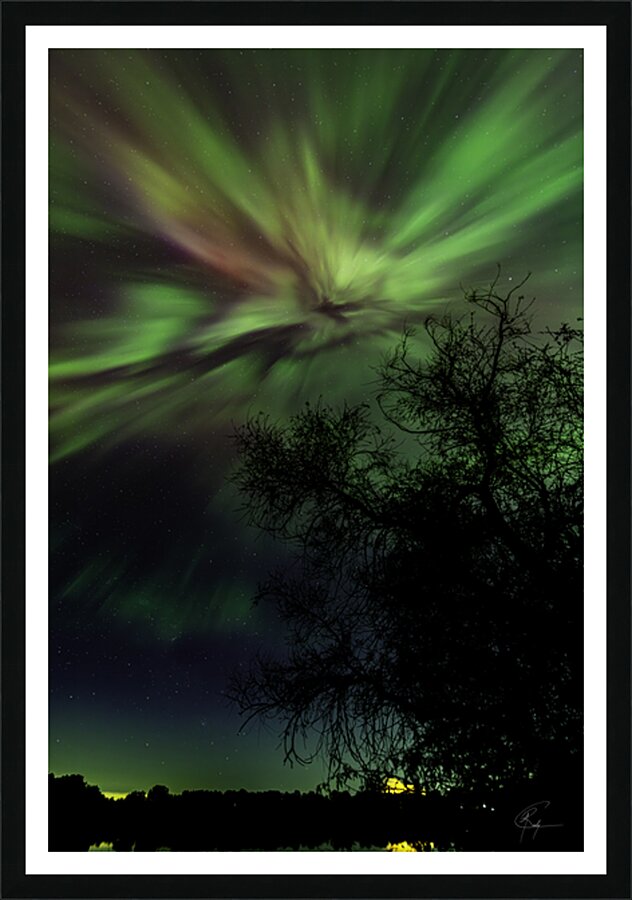 Tie Dye Sky Picture Frame print