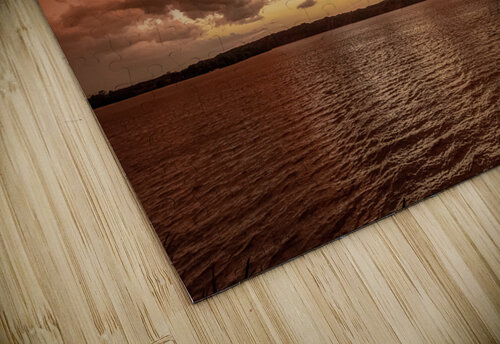 Nebraska Sky on Fire C R Fine Arts by Branded Exposure LLC puzzle