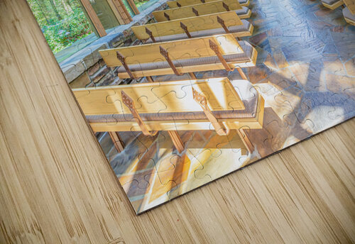 Natures Chapel C R Fine Arts by Branded Exposure LLC puzzle