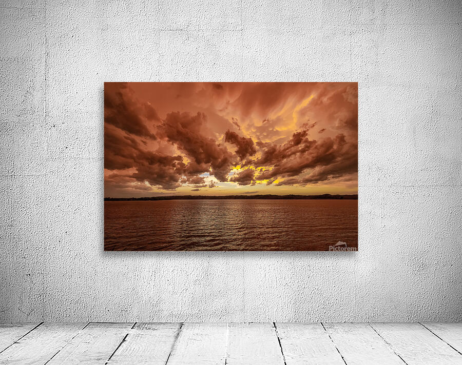 Nebraska Sky on Fire Wall Preview