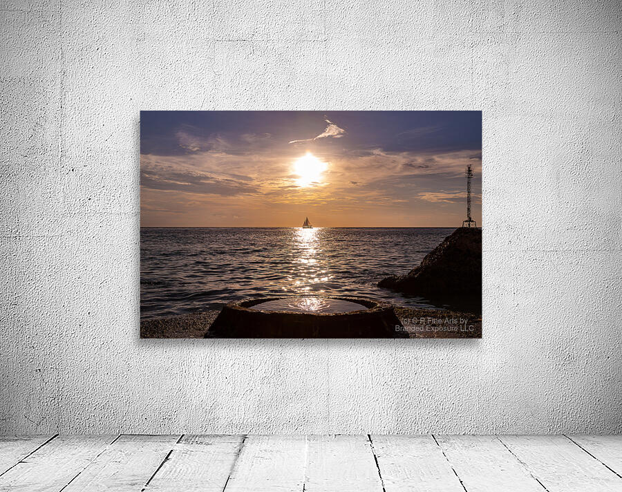 Sailing at Sunset Wall Preview