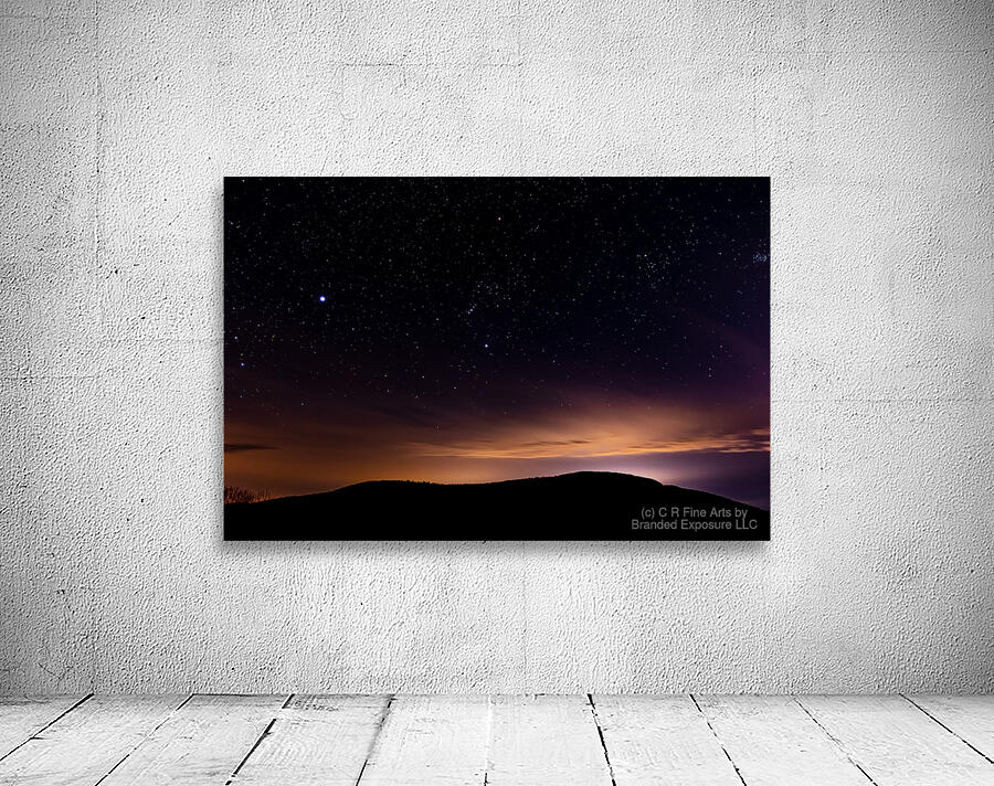 Town over the hill Wall Preview