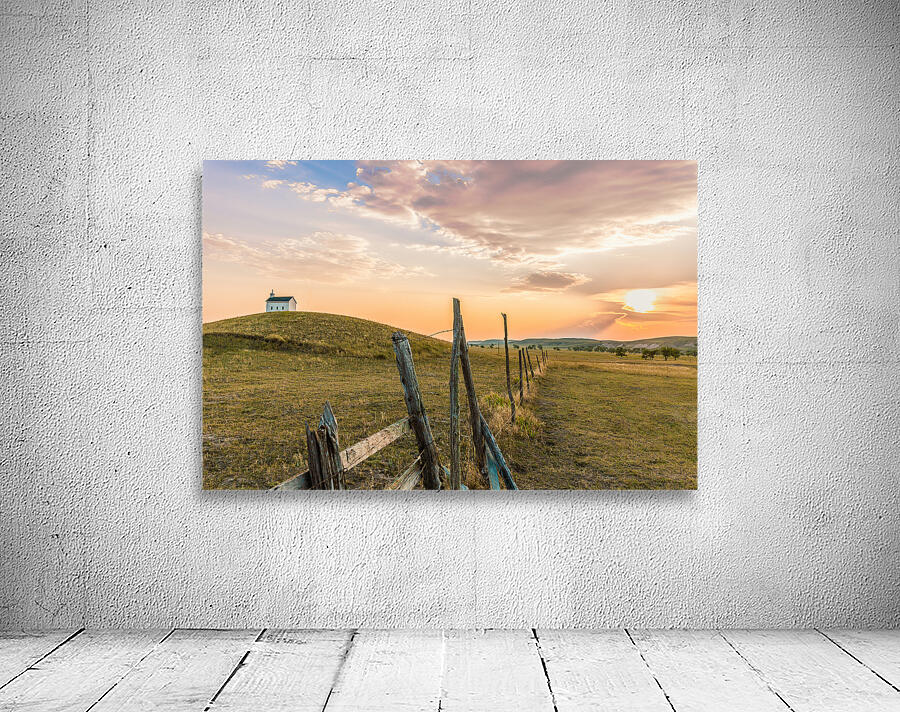 Reservation Church at Sunset Wall Preview