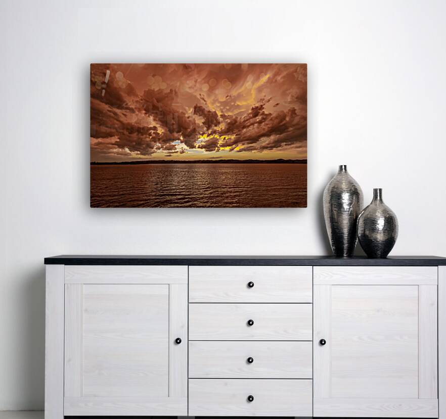 Nebraska Sky on Fire Reproduction