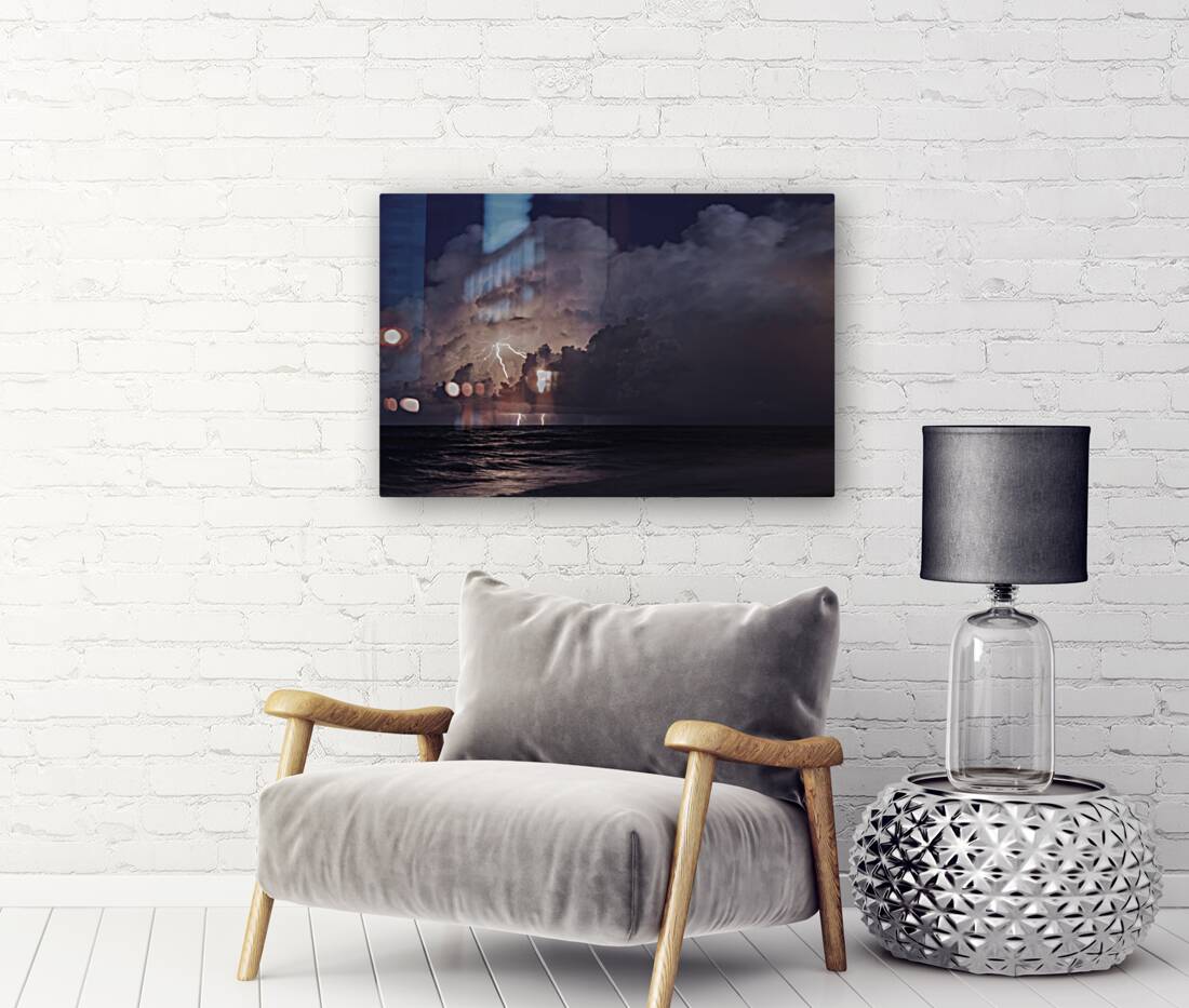 Lightning over the Atlantic Reproduction