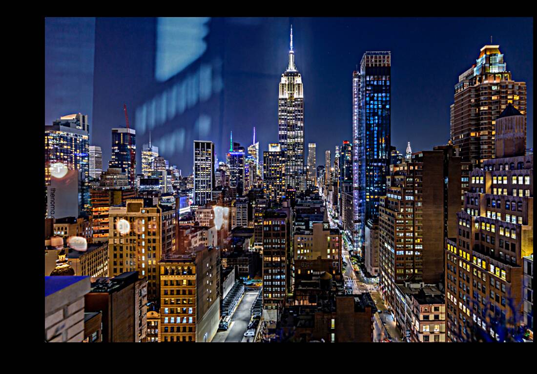 NYC 5th Ave View Reproduction