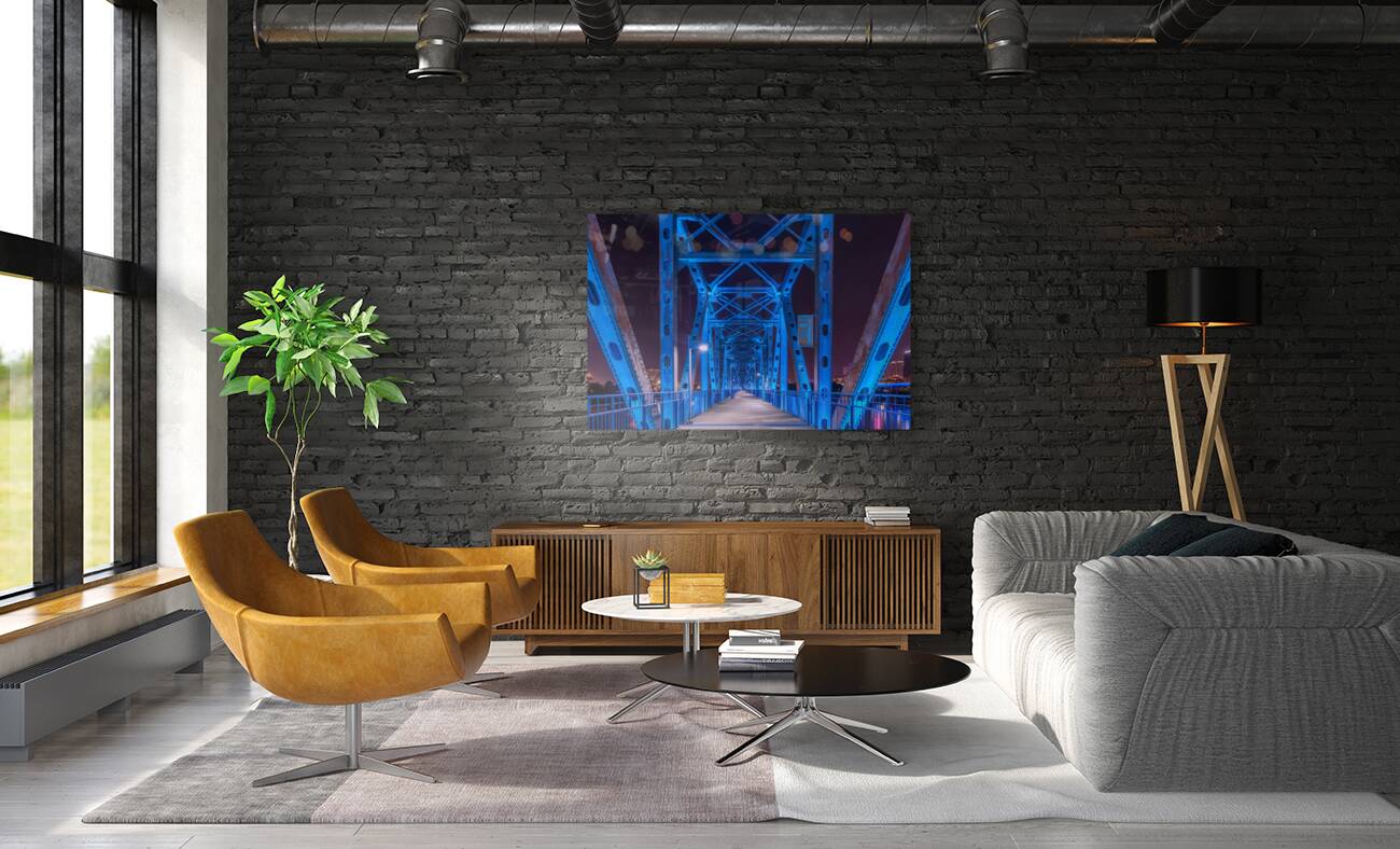 A Blue Stroll Through Arkansas Reproduction